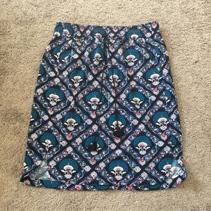 LOFT Floral Pattern Skirt sz Small Petite BNWT